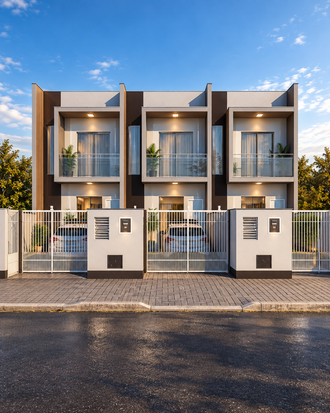 Fachada do empreendimento Residencial Carmem