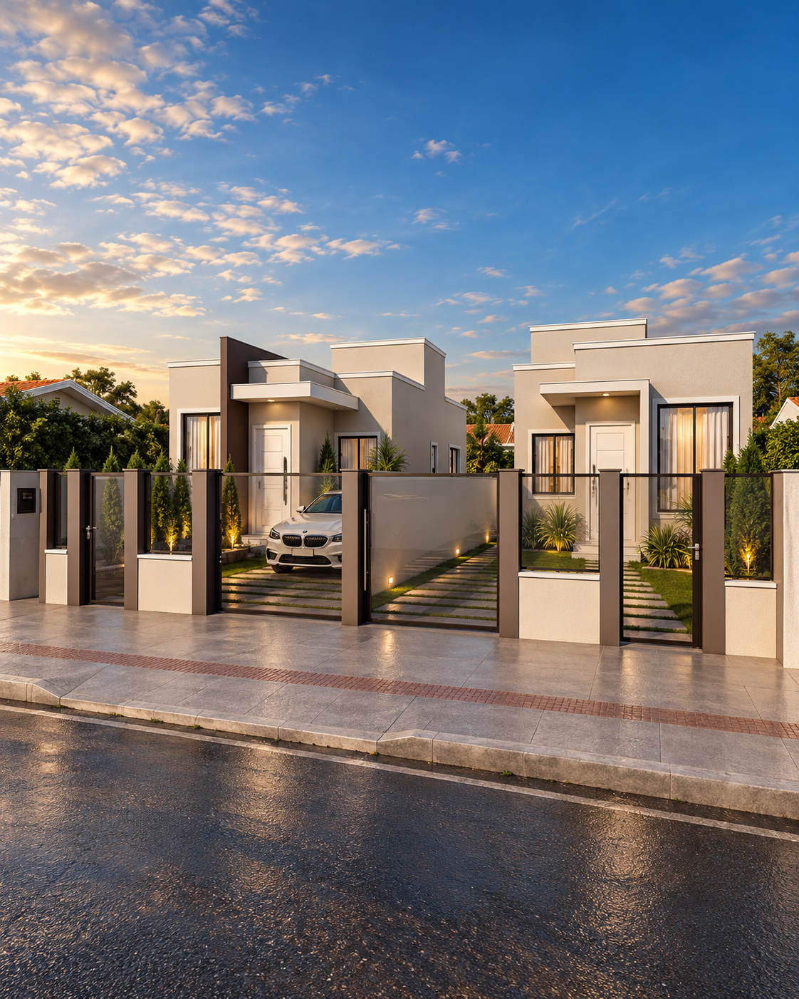 Fachada do empreendimento Residencial Manoel