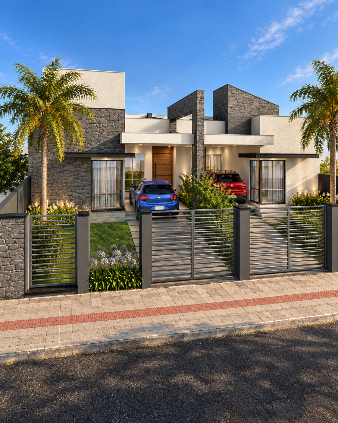 Fachada do empreendimento Residencial Alves