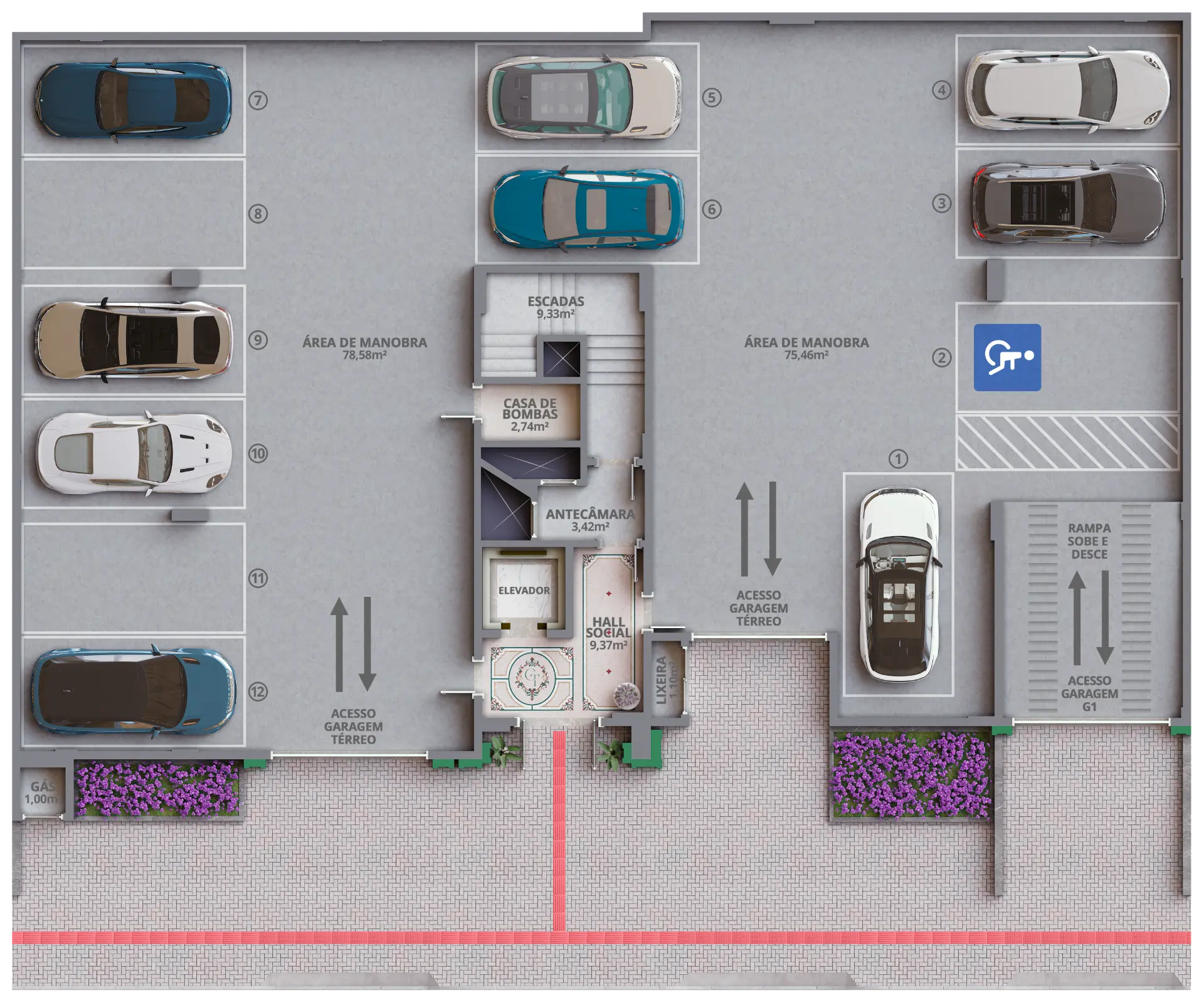 Planta Pavimento térreo 1